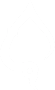 Lotus Bud logo white height 300